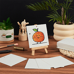 30 шт. чистящие салфетки из древесной целлюлозы и хлопчатобумажной губки&nbsp;AJEW-BC0009-67B