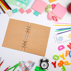 Железный переплет с 3 кольцом&nbsp;AJEW-CP0009-48A