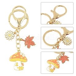 Брелки из сплава эмали&nbsp;KEYC-FS00042-03