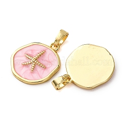 Латунь эмаль подвески&nbsp;KK-F911-01B-G04