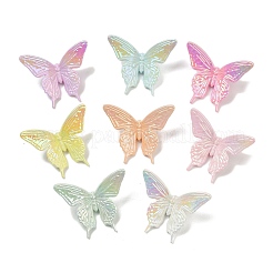 Светящиеся и УФ-покрытые непрозрачные акриловые бусины&nbsp;OACR-B031-22