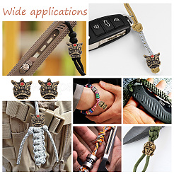 Открытый инструмент edc латунная парашютная веревка европейские бусины&nbsp;KK-WH0081-44A-AB