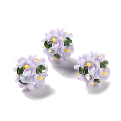 Бусины-шарики из полимерной глины со стразами и светом&nbsp;CLAY-U002-01D