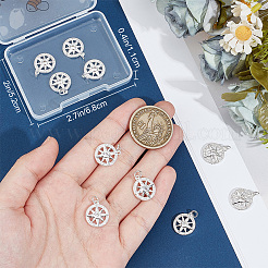 10 шт. Латунные подвески с микропаве&nbsp;KK-BBC0016-16