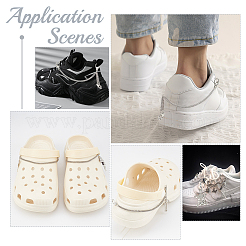 4 шт. 4-х стилевые цепи для крепления обуви из цинкового сплава&nbsp;FIND-PH0007-37