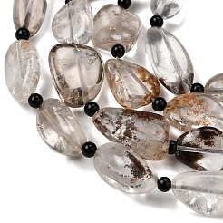 Природного кварца lodolite нитей бисера&nbsp;G-F820-M01-02