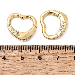 Латунные микропейв прозрачные кубические циркониевые пружинные кольца&nbsp;ZIRC-F146-01A