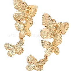 Серьги-гвоздики из сплава в форме бабочки&nbsp;FS-WG3D962-01