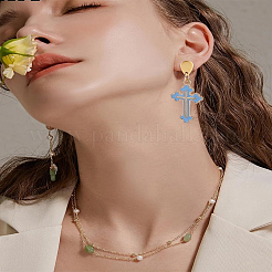 8 шт. 4-цветное ионное покрытие (IP) 304 нержавеющая сталь серьги-гвоздики фурнитура&nbsp;STAS-LP0001-80