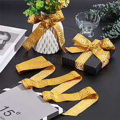 Жаккардовые полиэфирные ленты длиной 7 м.&nbsp;SRIB-WH0011-140B