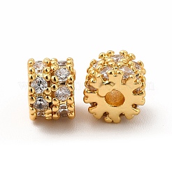 Латунные бусины со стразами  KK-A178-08G