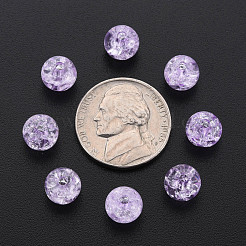 Прозрачных бусин акриловые треск&nbsp;MACR-S373-66-N06