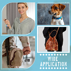 50шт 5 цвета подвески из нержавеющей стали&nbsp;STAS-WA0001-01