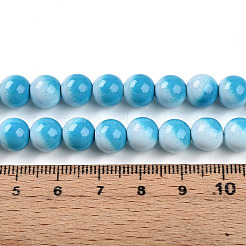 Выпечка окрашенные стеклянные бусины пряди&nbsp;DGLA-N012-8mm-05