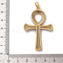 Латунные микро проложить кубического циркония большие кулоны&nbsp;KK-U076-06G