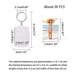 Брелок для фоторамки из акрила&nbsp;LS-KEYC-PH0001-18