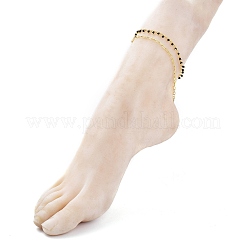 2-слойные латунные браслеты с цепями для бордюров&nbsp;AJEW-AN00311-02