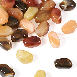 30шт 5 цвета непрозрачные акриловые бусины&nbsp;CRES-TA0001-36