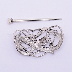 Вилки для волос из сплава в тибетском стиле&nbsp;OHAR-WH0016-30