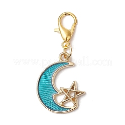 Подвесные украшения из сплава эмали&nbsp;HJEW-JM03289