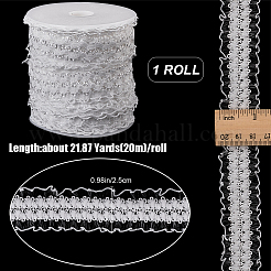 1 рулон трикотажной лески из нейлона с эластичной кружевной отделкой&nbsp;OCOR-GF0003-72A