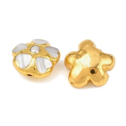 Бусины из натурального жемчуга и белых ракушек&nbsp;KK-H516-10G