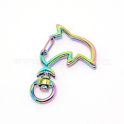 Шарнирные застежки для лобстера из цинкового сплава&nbsp;PALLOY-WH0070-99M