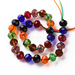 Прозрачные стеклянные бусины GLAA-T025-01A