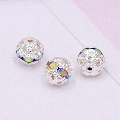 Бусины из сплава и страза&nbsp;CW-TAC0001-15A-09S-1