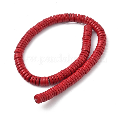 Нити окрашенных бусин из натурального магнезита&nbsp;G-M448-F01-03-1