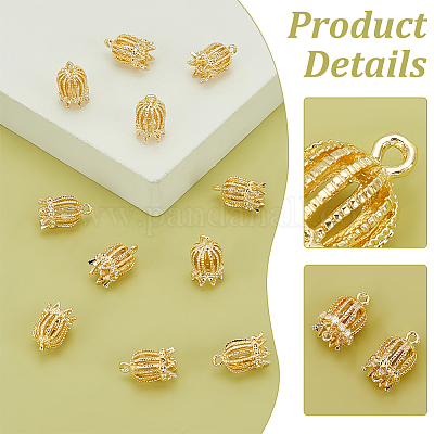 12 шт. латунный соединитель для страз&nbsp;KK-PH0010-47-1