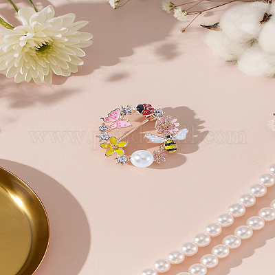 1 шт. эмалевые булавки для венка&nbsp;JEWB-LP0001-32-1