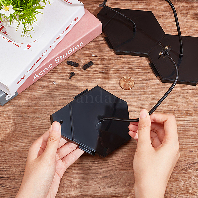 Пластиковые подставки для кукол с регулируемым кронштейном из змеиной кости&nbsp;ODIS-WH0002-90-1