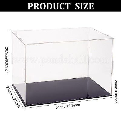 Прозрачные пластиковые витрины для минифигурок&nbsp;ODIS-WH0029-72C-1