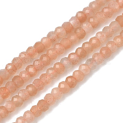 Натуральный персиковый лунный камень&nbsp;G-B168-C10-01-1