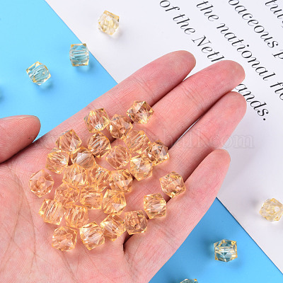 Прозрачные акриловые бусины MACR-S373-51B-B07-1