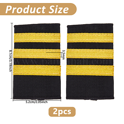 Погоны пилота из полиэстера DIY-WH0248-730B-1