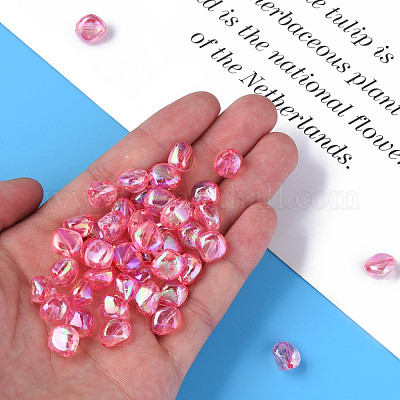 Прозрачные акриловые бусины MACR-S373-131-C12-1