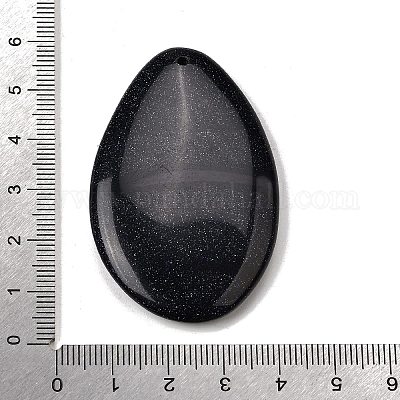 Синтетический синий голдстоуновские большие кулоны&nbsp;G-F820-05A-06-1