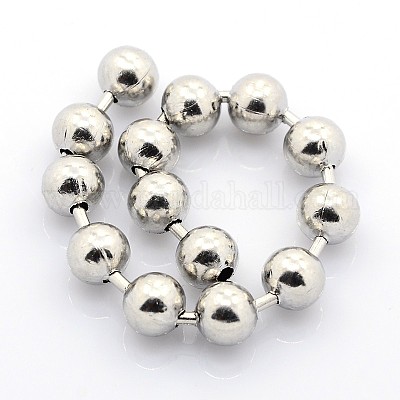 Шариковые цепи из нержавеющей стали 304 с гальваническим покрытием&nbsp;LS-CHS-L001-12mm-P-1