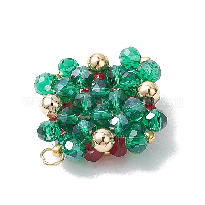 Подвески из стекла с имитацией австрийского хрусталя в форме биконуса PALLOY-MZ00945-02-1