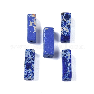 Натуральные бусины из императорской яшмы&nbsp;LS-G-G137-01F-1