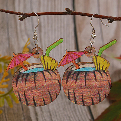 Акриловые серьги болтающийся&nbsp;FS-WG7CC71-09-1