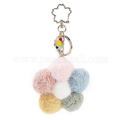 Брелок с подвеской в виде цветка&nbsp;LS-KEYC-F039-01-1