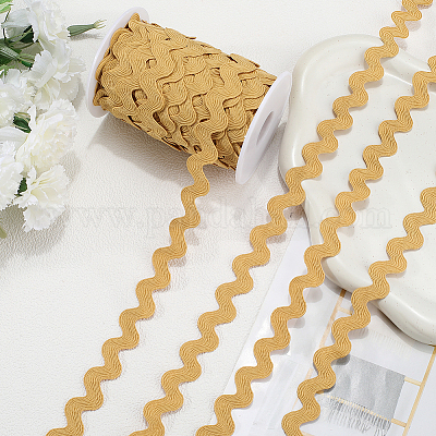 Лента из полиэстерового волнистого кружева&nbsp;OCOR-GF0004-36A-06-1