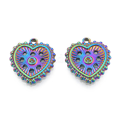 Подвеска из нержавеющей стали 304 со стразами STAS-N098-209M-1