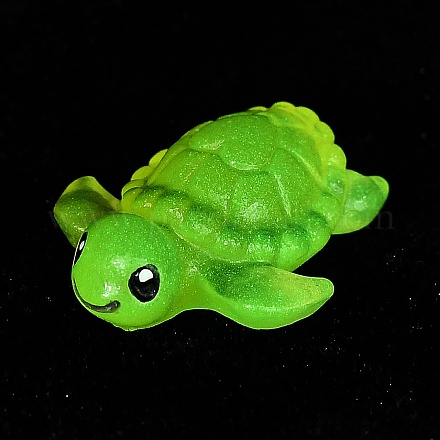 Светящиеся смоляные украшения в виде черепах RESI-CJC0012-31G-1