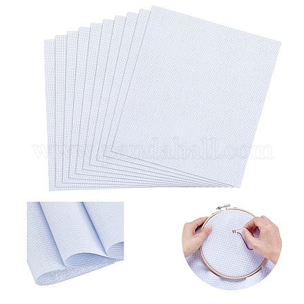 Льняная вышитая ткань&nbsp;DIY-WH0591-040-1