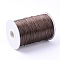 Korean Waxed Polyester Cords, Coconut Brown, 5mm, about 34.99 yards(32m)/roll