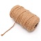 Cotton String Threads for Jewelry Making, Macrame Cord, PeachPuff, 4mm, about 100m/roll